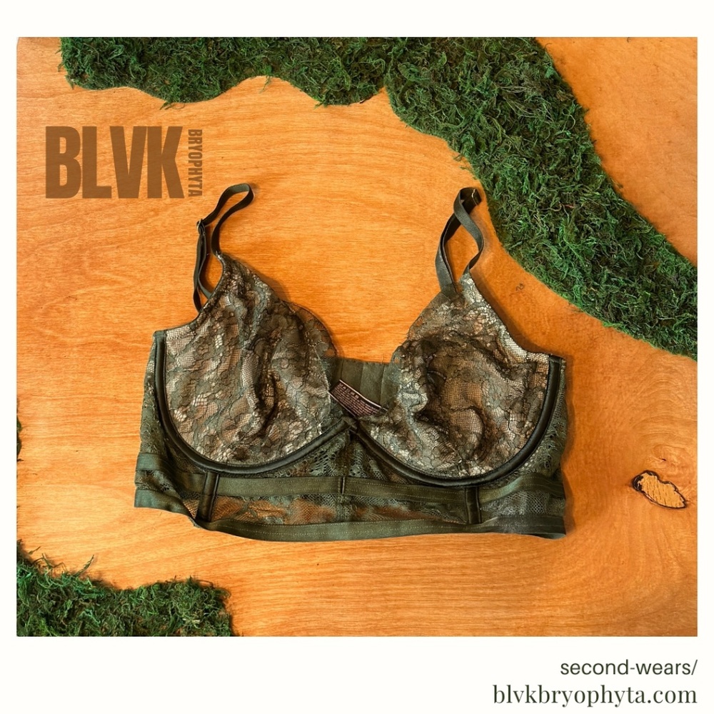 Victoria's Secret Online Demi Lace Olive Bra 32DD